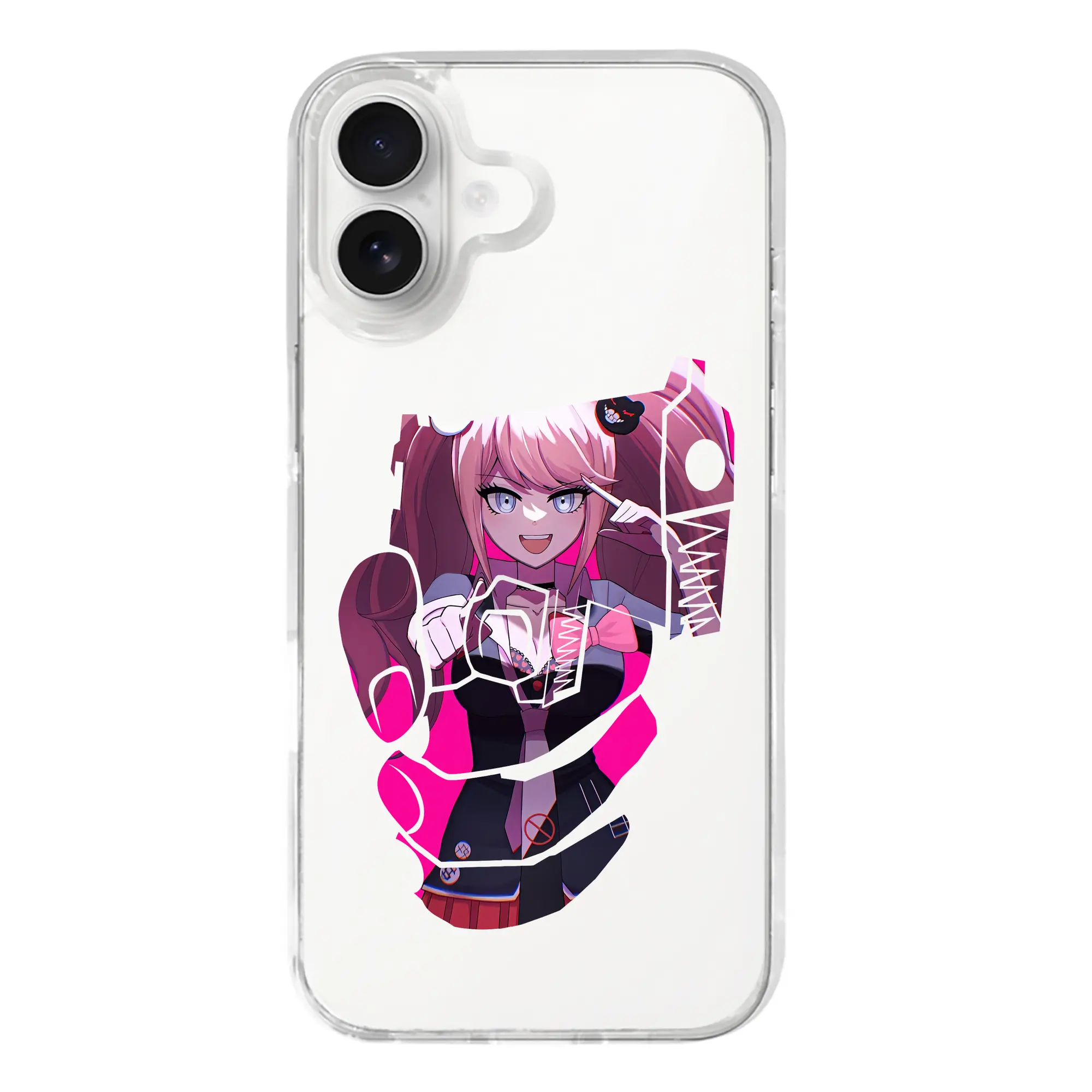 ダンガンロンパ グッズ,江ノ島盾子 - iPhone 17シリーズ 透明スマホケース – 薄型・耐衝撃・精密フィット保護カバー